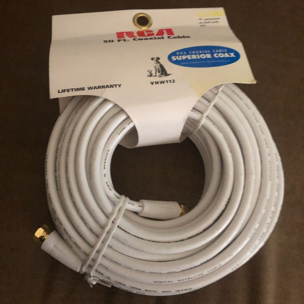 4-sale RCA 50 ft. Coaxial Cable - 617 $15 or $12 w/offer